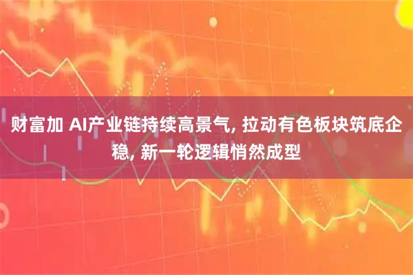 财富加 AI产业链持续高景气, 拉动有色板块筑底企稳, 新一轮逻辑悄然成型