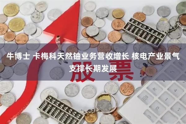 牛博士 卡梅科天然铀业务营收增长 核电产业景气支撑长期发展